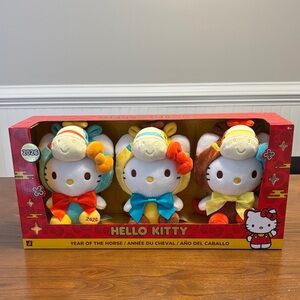 Hello Kitty Chinese Lunar New Year Of The Horse 2026 8" Characters New In Box